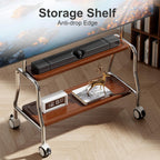 TV Stand on Wheels Shelf and Peg Board