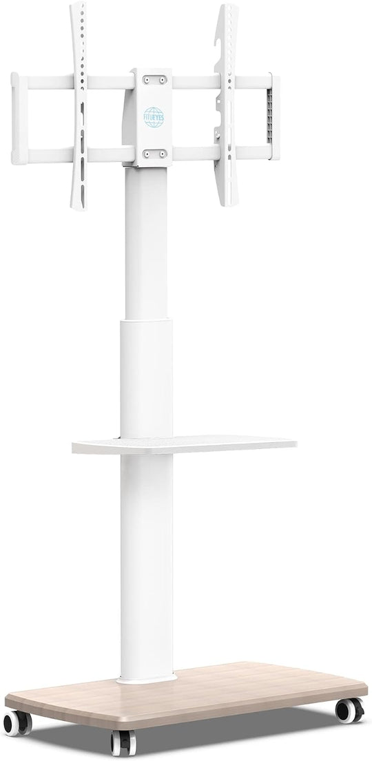 TV Stand on Wheels with 2 Shelves