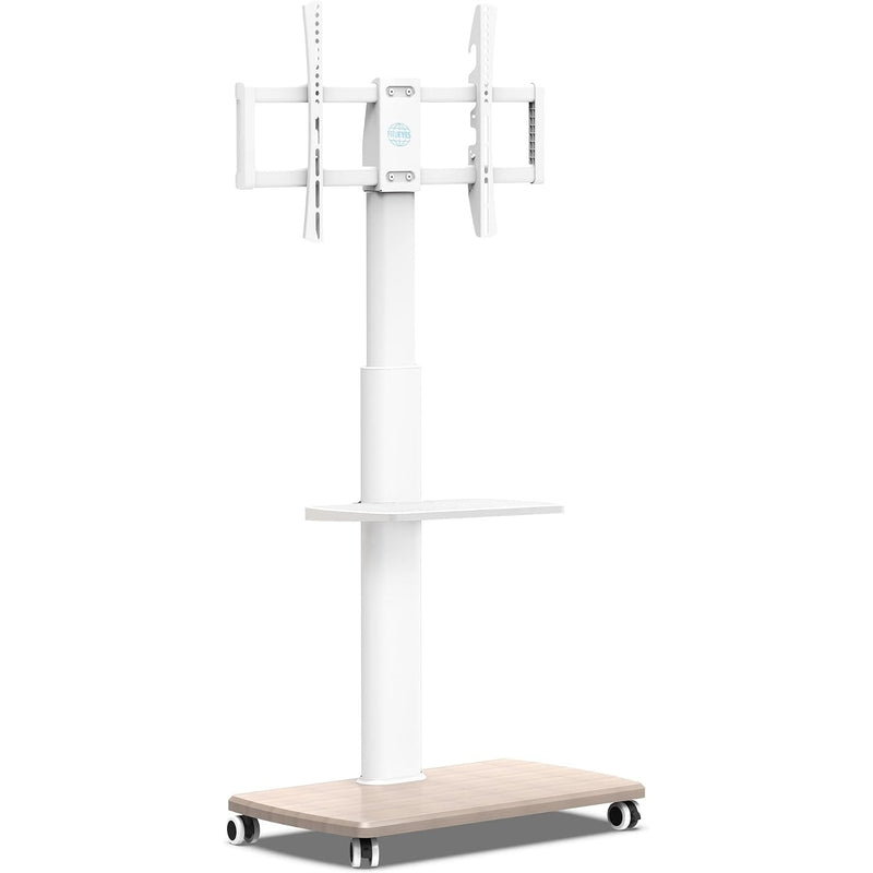TV Stand on Wheels with 2 Shelves