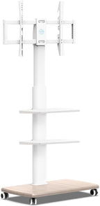 TV Stand on Wheels with 3 Shelves
