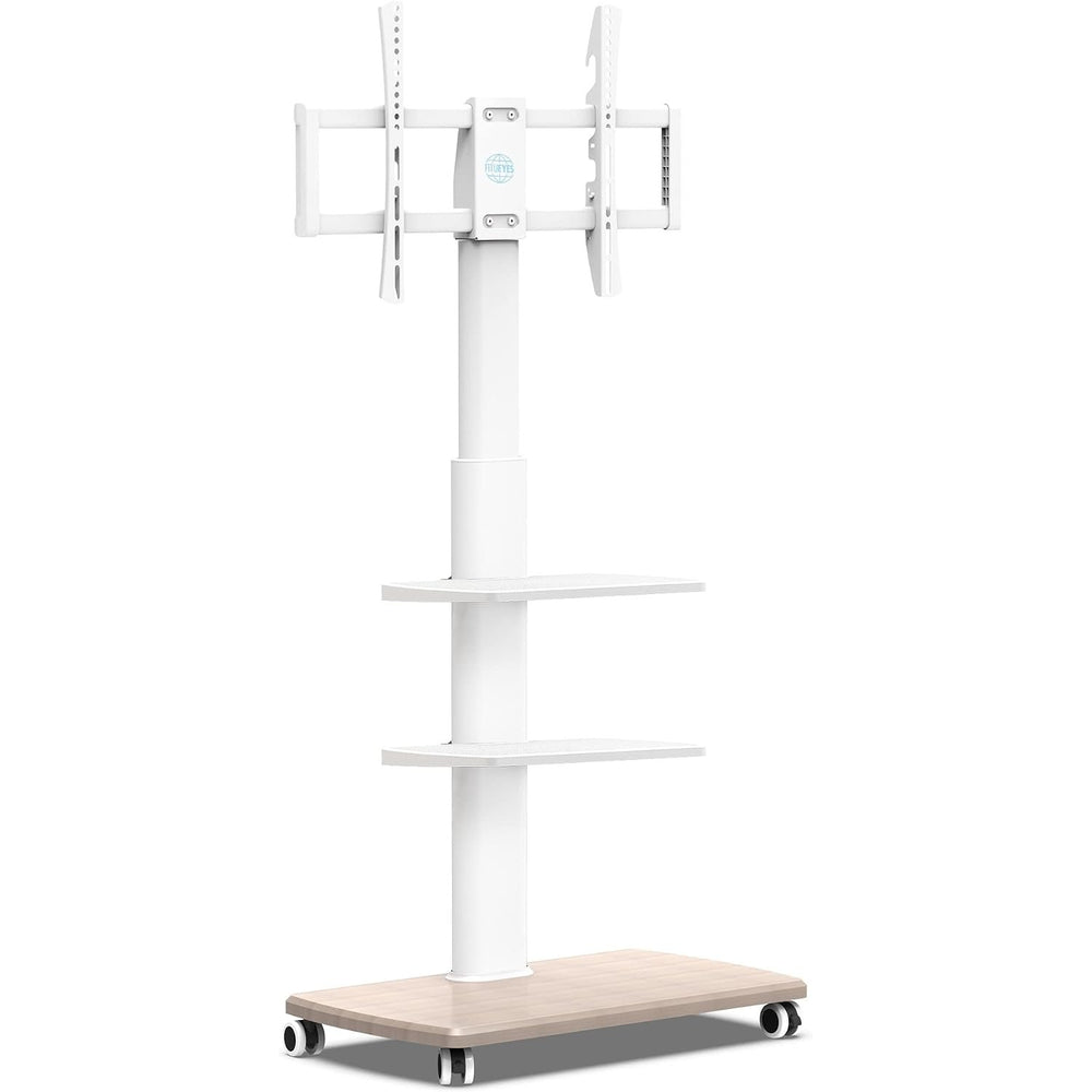 TV Stand on Wheels with 3 Shelves