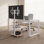 TV Stand on Wheels with 3 Shelves