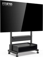 TV Stand on Wheels with Cabinet for 40-85