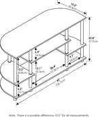 TV Stand Simple Design Corner Entertainment Centre Console