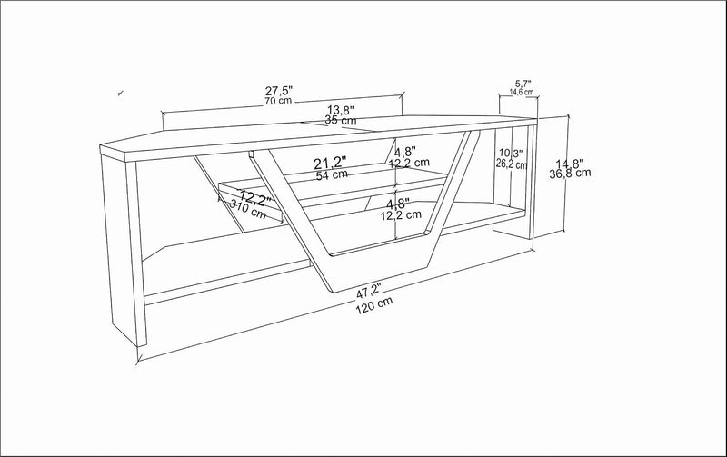 TV Stand Walnut