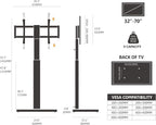 TV Stand with 20MM Wood Base for 32-70