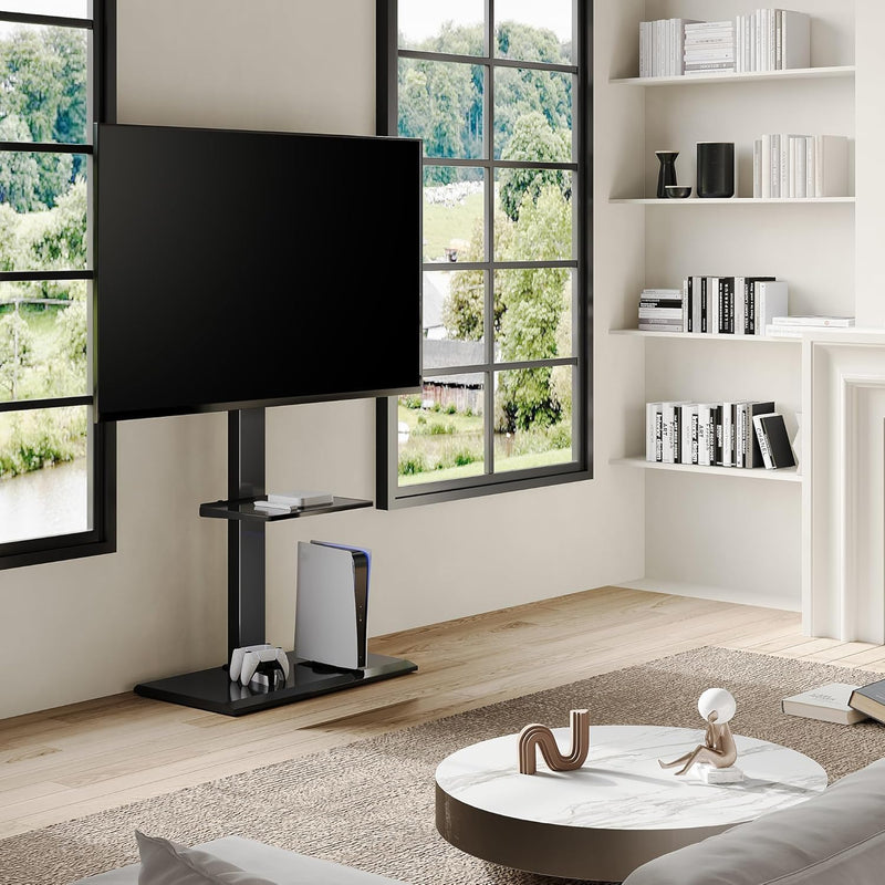 TV Stand with Iron Base for 50-80 Inch