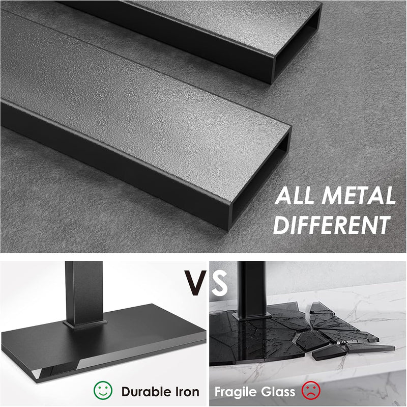 TV Stand with Iron Base for 50-80 Inch