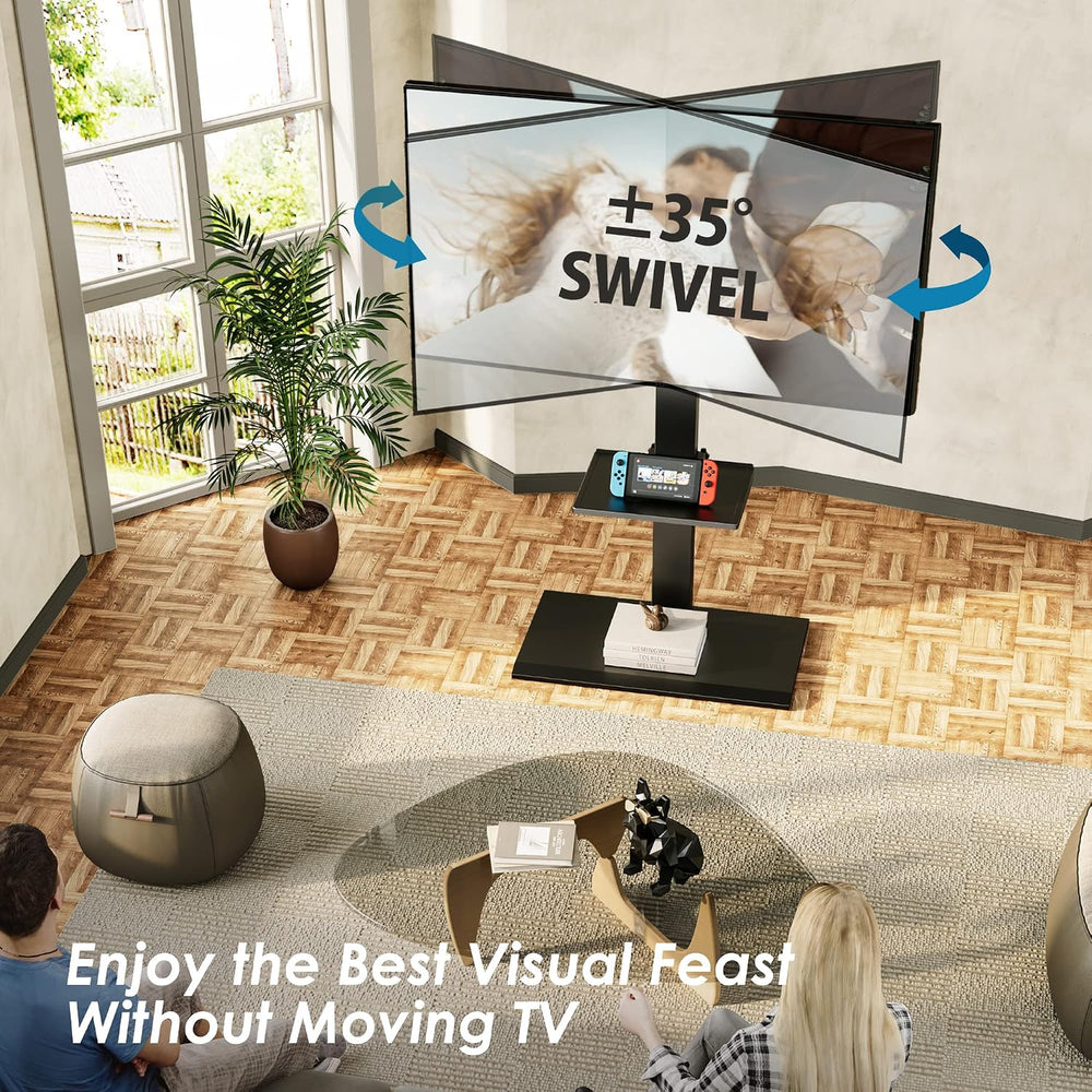 TV Stand with Iron Base for 50-80 Inch