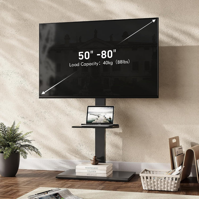 TV Stand with Iron Base for 50-80 Inch