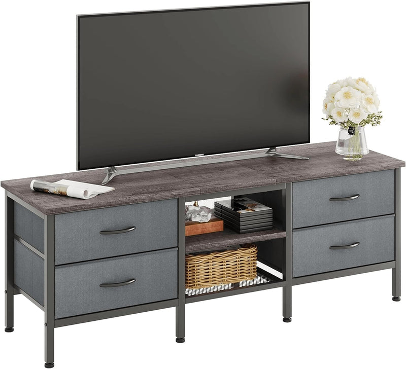 TV Stand with Storage Console Table 63 Inch