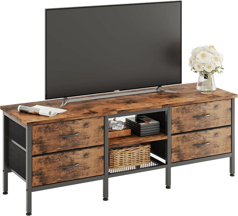TV Stand with Storage Console Table 63 Inch