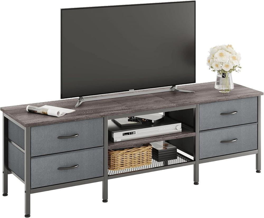 TV Stand with Storage Console Table 63 Inch