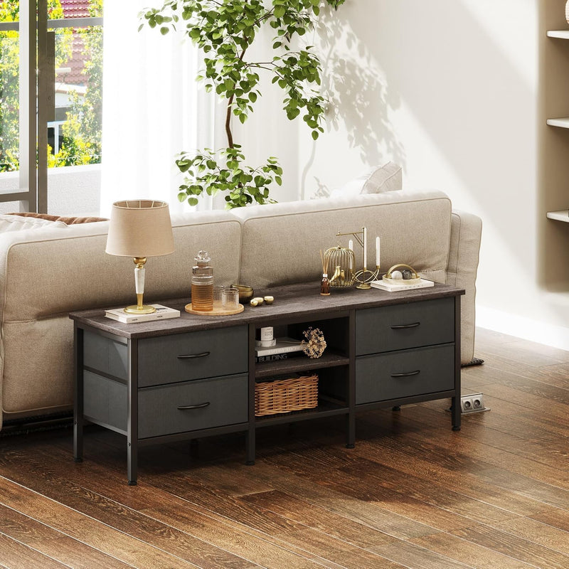 TV Stand with Storage Console Table 63 Inch