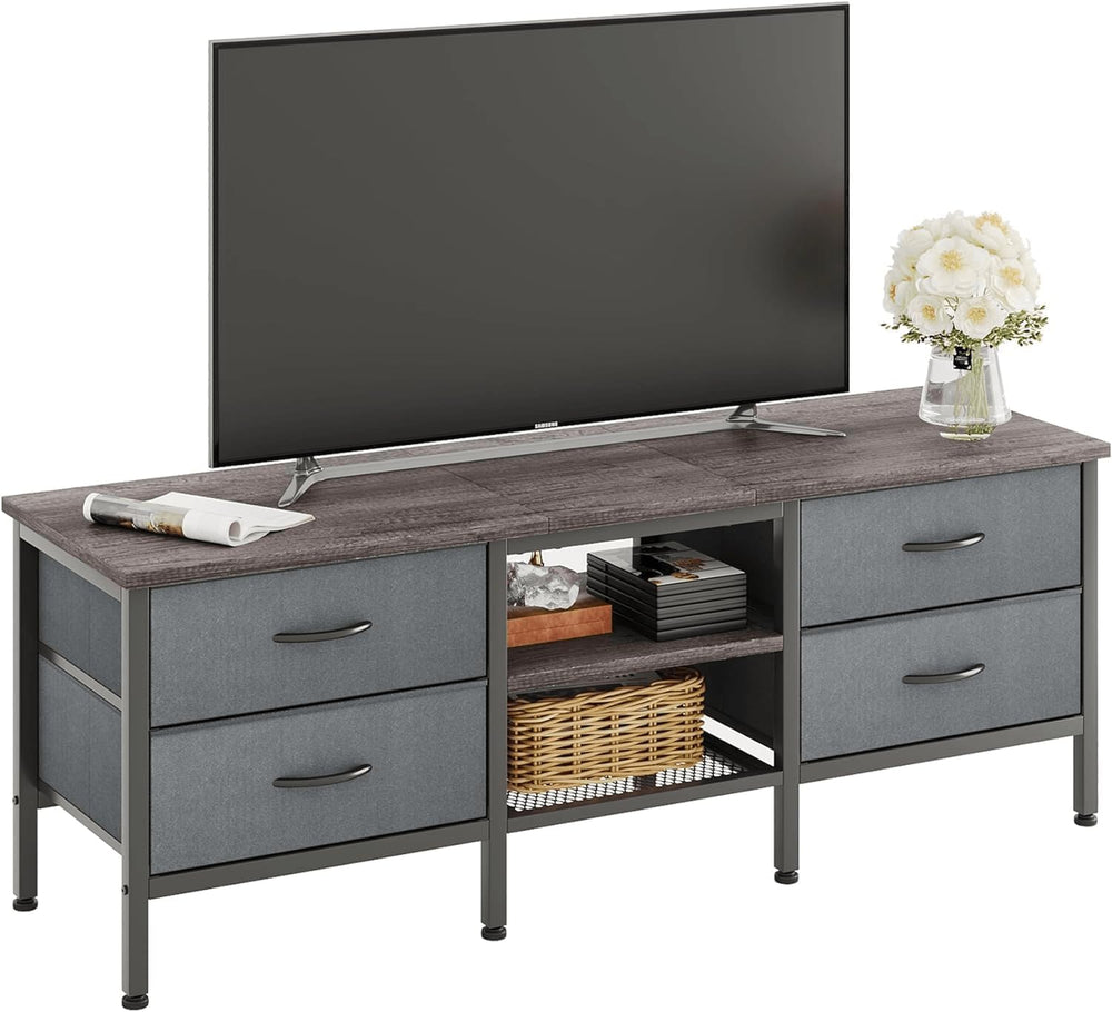 TV Stand with Storage Table 55 Inch Drawers