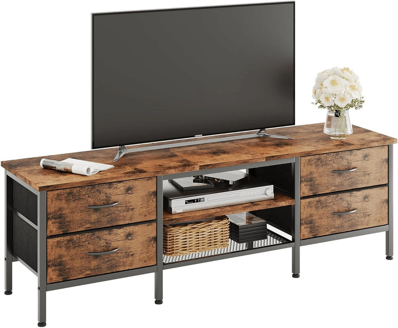 TV Stand with Storage Table 55 Inch Drawers