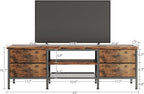 TV Stand with Storage Table 63 Inch Drawers