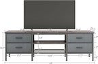 TV Stand with Storage Table 63 Inch Drawers