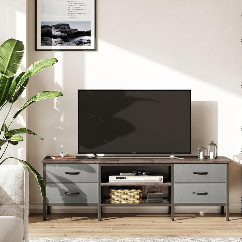 TV Stand with Storage Console Table 63 Inch