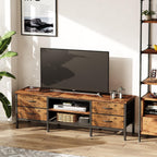 TV Stand with Storage Table 63 Inch Drawers