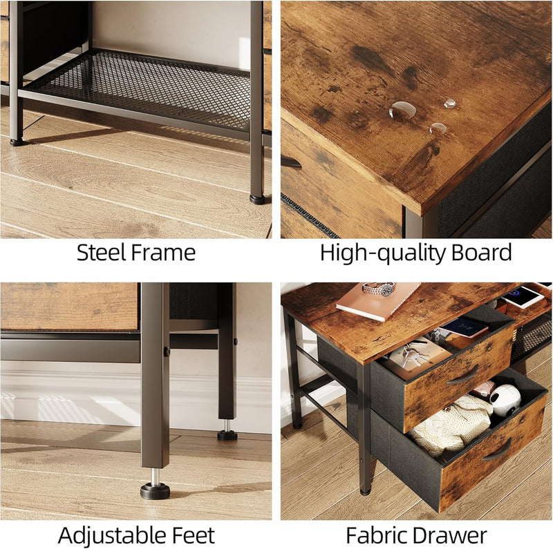 TV Stand with Storage Console Table 63 Inch
