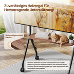 TV Stand with Wheels for 49-80 Inches Up