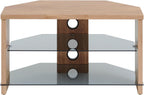 TV Stand with Wood Top and Sides Tinted