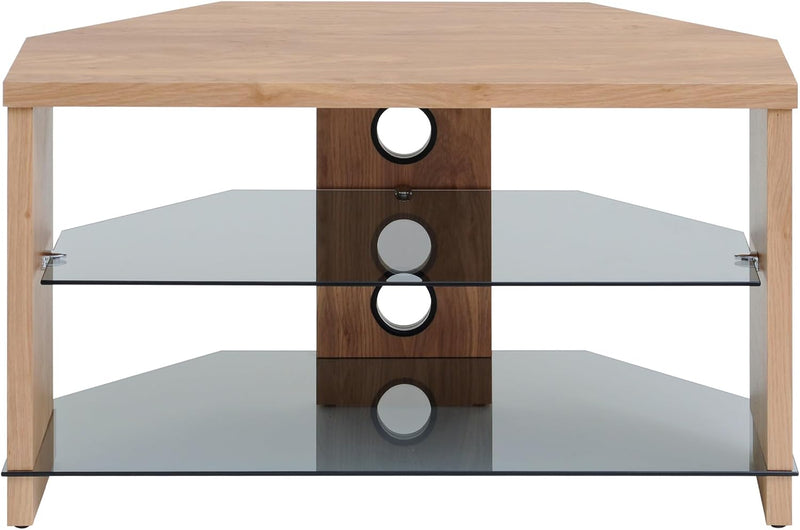 TV Stand with Wood Top and Sides Tinted