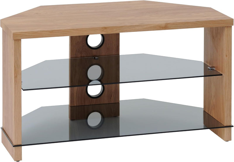 TV Stand with Wood Top and Sides Tinted