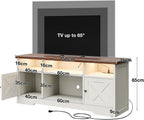 TV Unit Stand Cabinet with Sockets USB