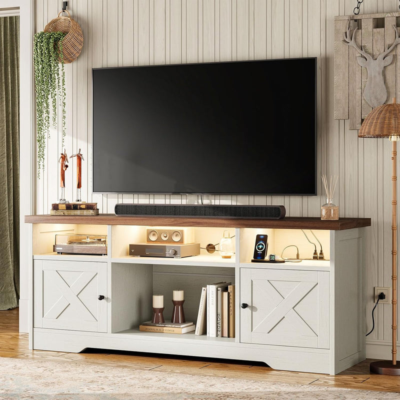 TV Unit Stand Cabinet with Sockets USB