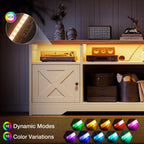 TV Unit Stand Cabinet with Sockets USB
