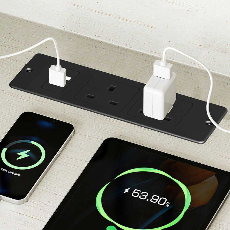 TV Unit Stand Cabinet with Sockets USB