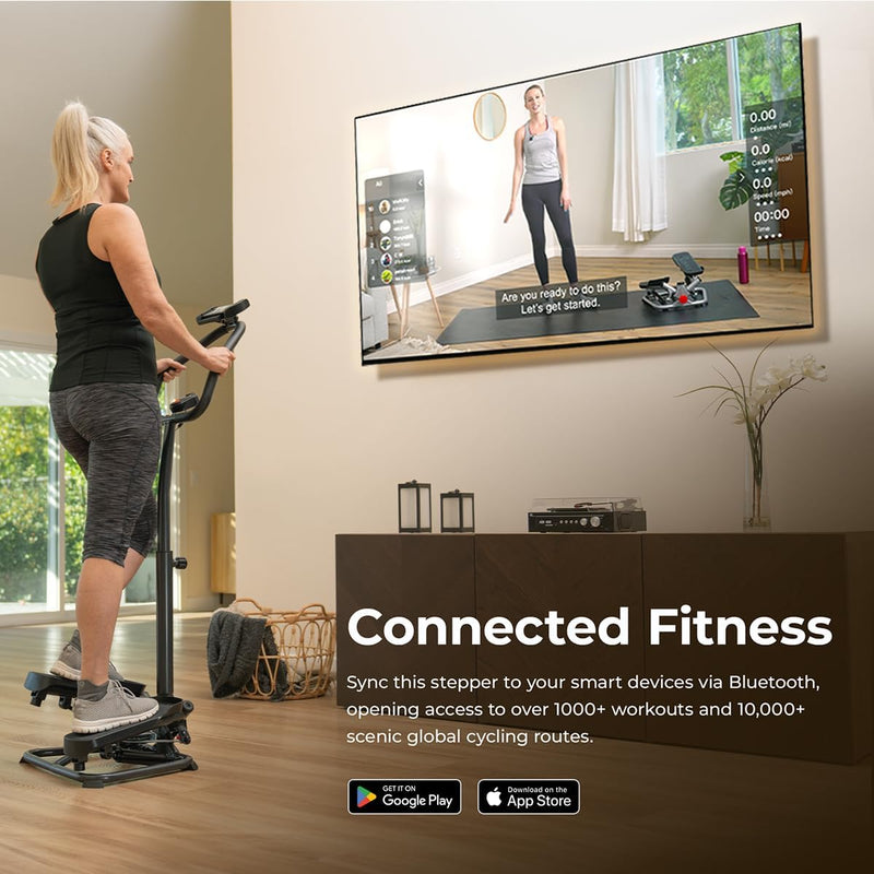 Twist Stair Stepper W Handlebar for Home Workouts