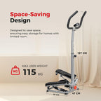 Twist Stair Stepper W Handlebar for Home Workouts