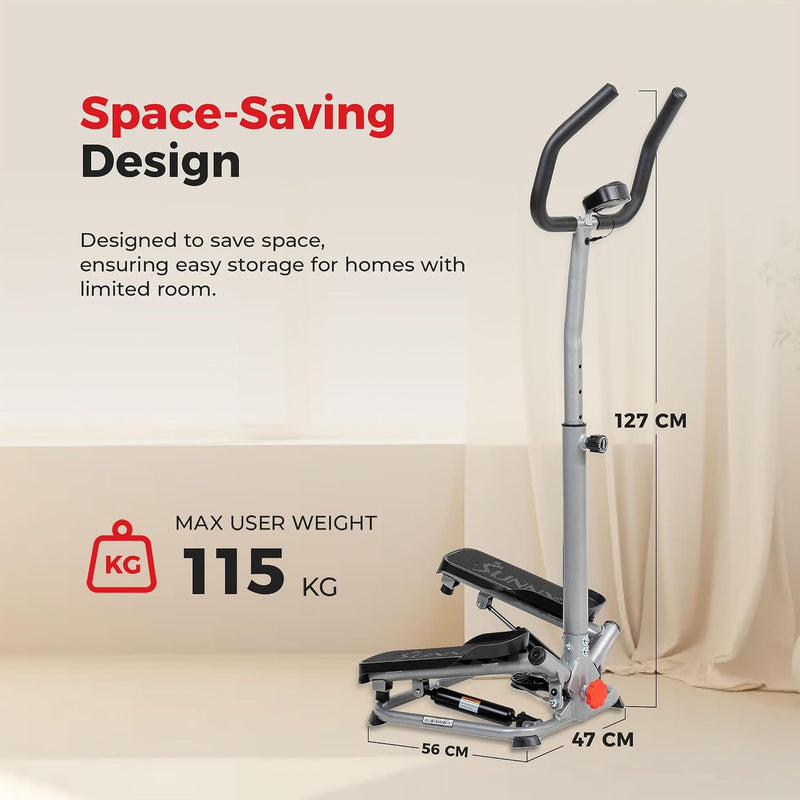 Twist Stair Stepper W Handlebar for Home Workouts