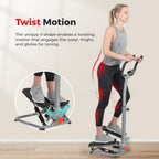 Twist Stair Stepper W Handlebar for Home Workouts