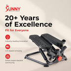Twist Stair Stepper with Resistance Bands