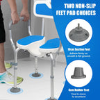 U-Shape Shower Chair with Arms and Back Ergonomic