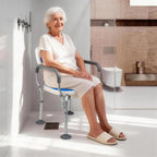 U-Shape Shower Chair with Arms and Back Ergonomic
