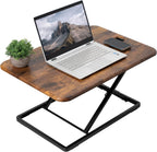 Ultra-Slim Single Top Height Adjustable Standing Desk Riser