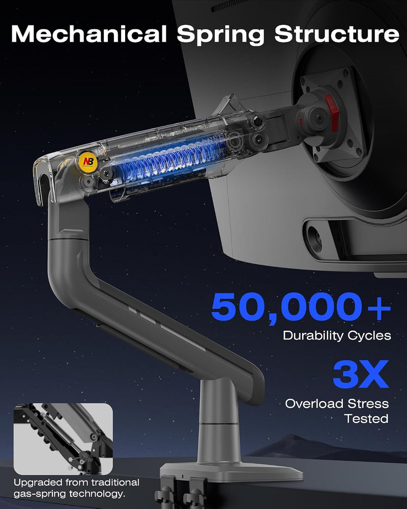 Ultrawide Monitor Arm Desk Mount for 32-60 Inch