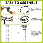 Umbrella Trellis Wisteria Support Frame Rustproof (2 Pack)
