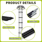 Umbrella Trellis Wisteria Support Frame Rustproof (2 Pack)