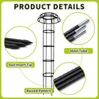 Umbrella Trellis Wisteria Support Frame Rustproof (2 Pack)