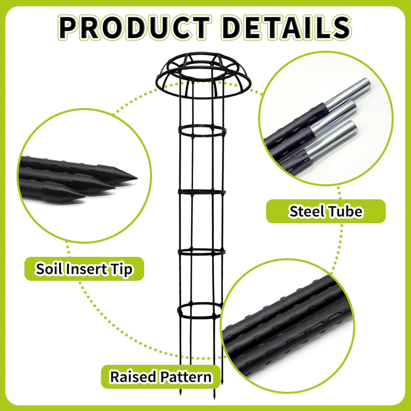 165CM Umbrella Trellis Wisteria Support Frame Rustproof (2 Pack)