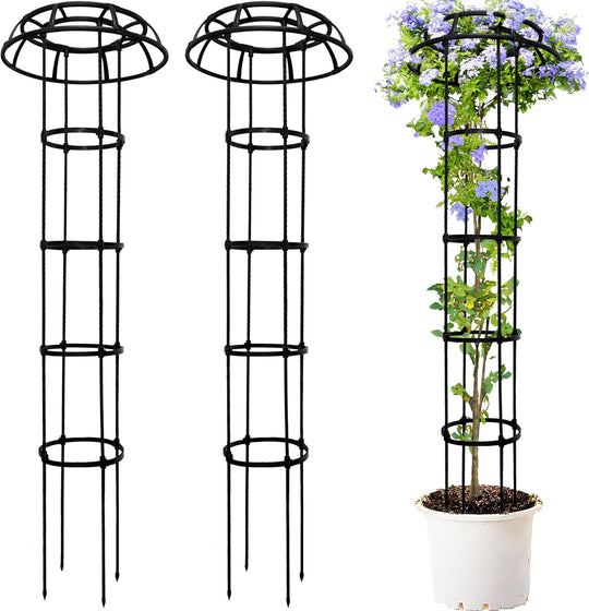 165CM Umbrella Trellis Wisteria Support Frame Rustproof (2 Pack)