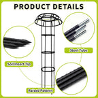 Umbrella Trellis Wisteria Support Frame Rustproof (2 Pack)