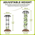 Umbrella Trellis Wisteria Support Frame Rustproof (2 Pack)