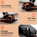 Under Desk Elliptical Machine for Home with 12